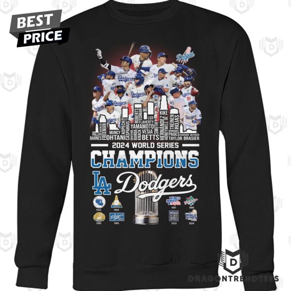 World Series 2024 Champions Los Angeles Dodgers Unisex T-Shirt