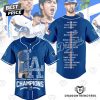 World Series Champions Los Angeles Dodgers 2024 Signature Baseball Jersey