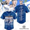 World Series Champions Los Angeles Dodgers 2024 Signature Baseball Jersey