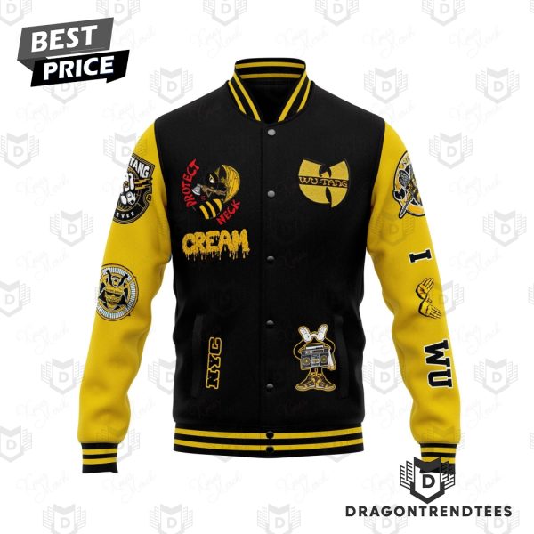 Wu Tang Clan Protect Ya Neck Baseball Jacket