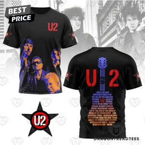 U2 UV Achtung Baby Live At Sphere 3D T-Shirt