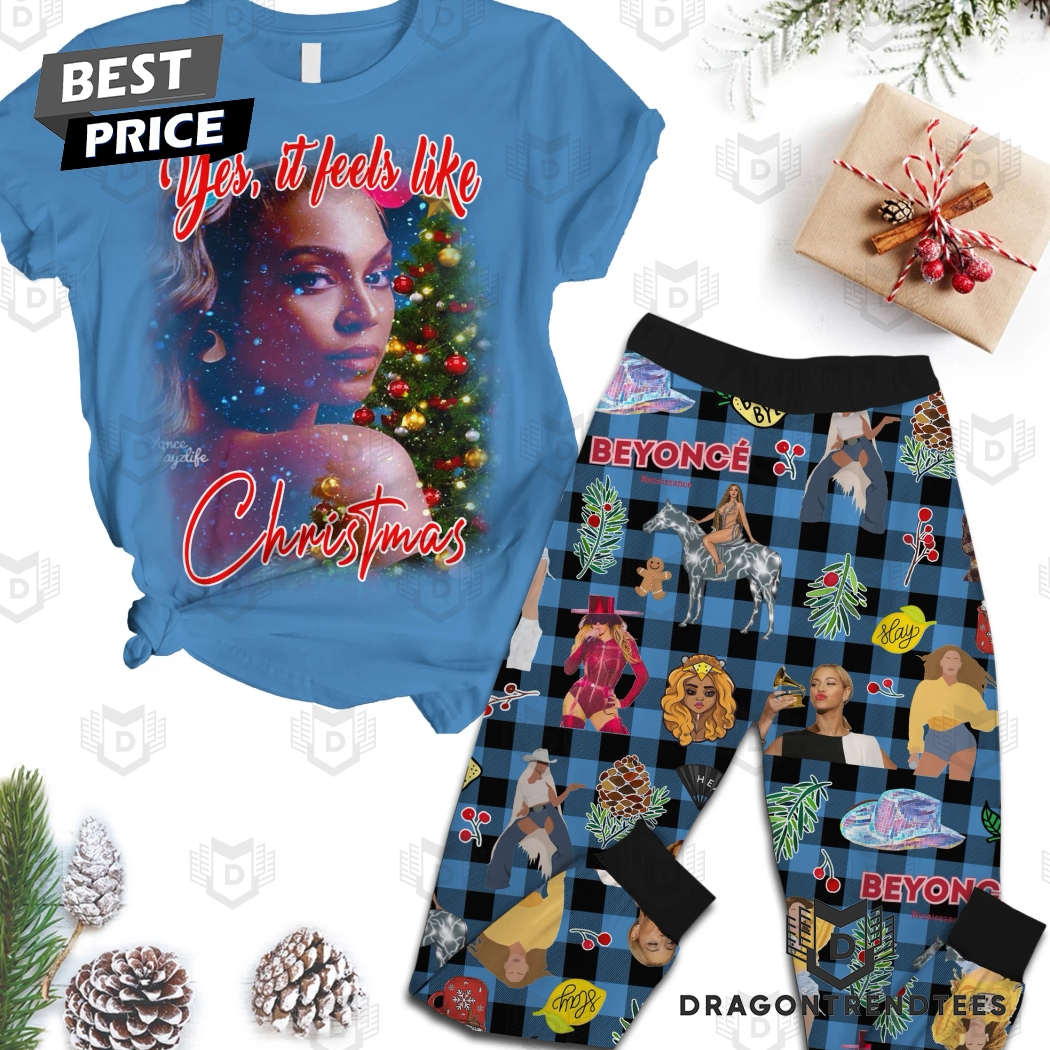 Yes It Feels Like Christmas – Beyonce Pajamas Set