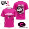 Your Fight Is Our Fight Tackle Cancer – Georgia Bulldogs 3D T-Shirt – Black