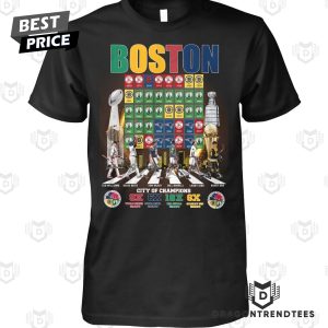 Boston City Of Champions Signature Unisex T-Shirt