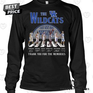 The Kentucky Wildcats 1903-2025 Signature Thank You For The Memories Unisex T-Shirt