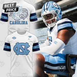 2024-2025 North Carolina Tar Heels Football 3D T-Shirt