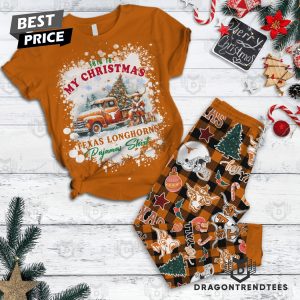 This Is My Christmas Texas Longhorns Pajamas Set