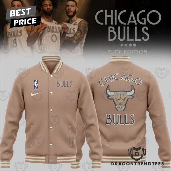 2024-25 Chicago Bulls Logo Baseball Jacket