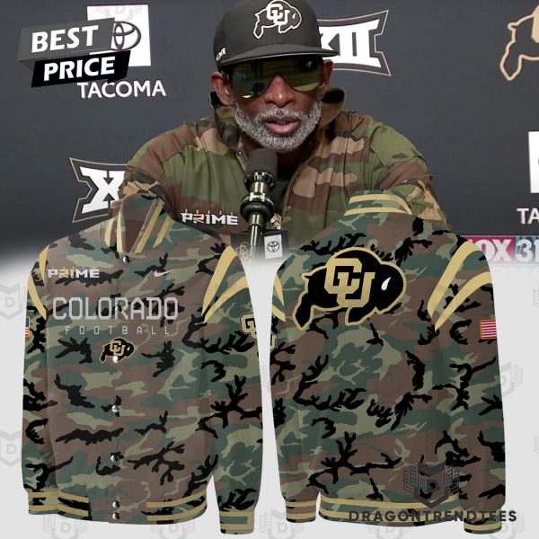 2024 Colorado Buffaloes Football Military Appreciation Baseball Jacket