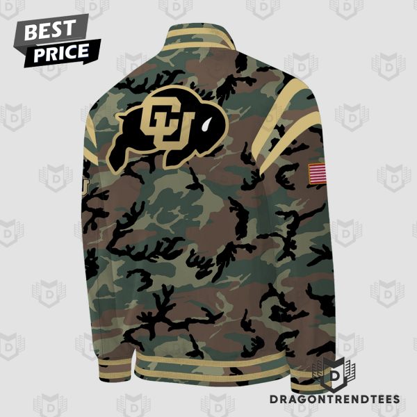 2024 Colorado Buffaloes Football Military Appreciation Baseball Jacket