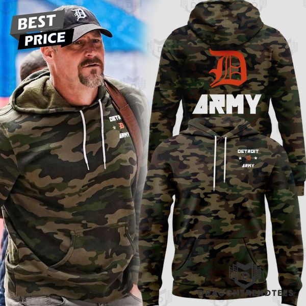 2024 Detroit Lions Army Salute To Service Hoodie