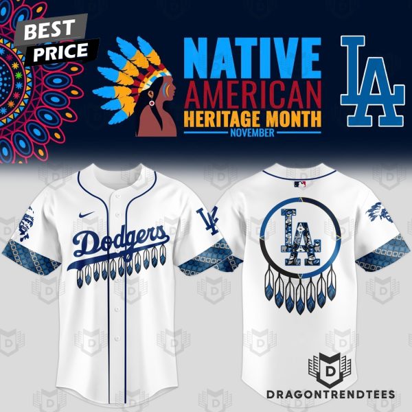 2024 Los Angeles Dodgers Native American Heritage Month Baseball Jersey