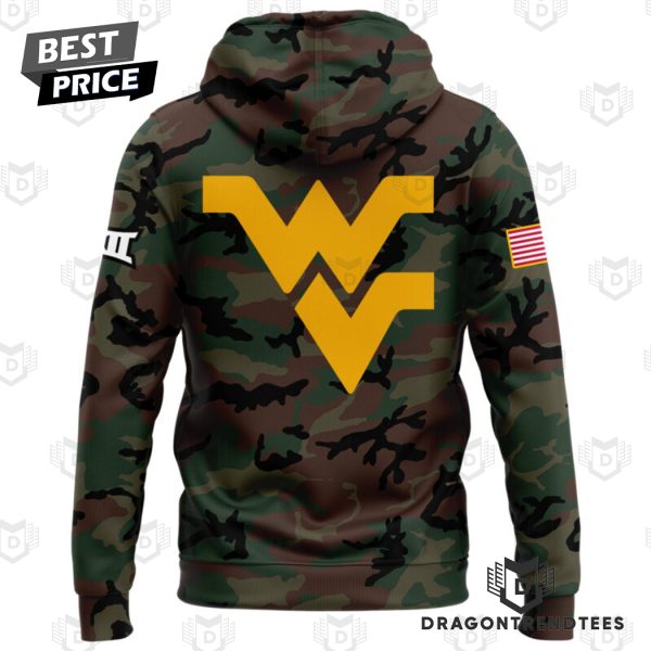 2024 Military Appreciation West Virginia Mountaineers Football Hoodie