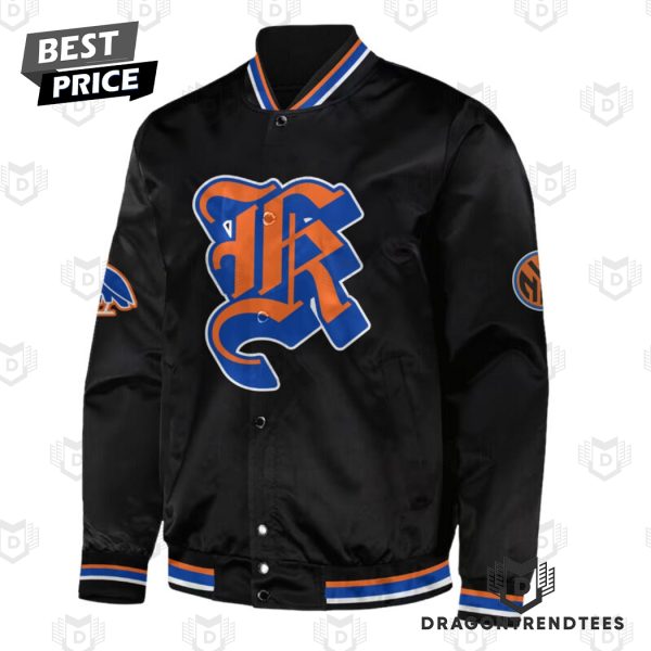 2024 New York Knicks Logo Baseball Jacket