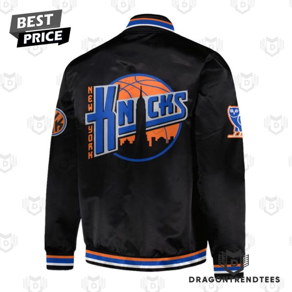 2024 New York Knicks Logo Baseball Jacket