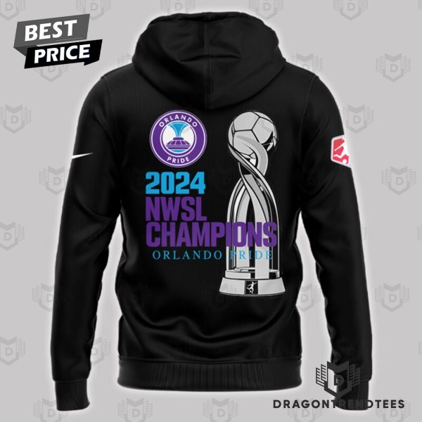 2024 NWSL Champions Orlando Pride Hoodie – Black