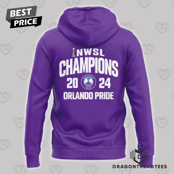 2024 NWSL Champions Orlando Pride Hoodie – Purple