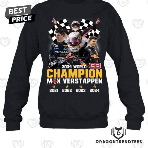 2024 World 33 Champions Max Verstappen Signature Unisex T-Shirt