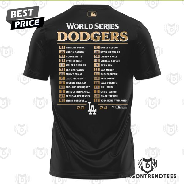 2024 World Series Champions Los Angeles Dodgers Players 3D T-Shirt