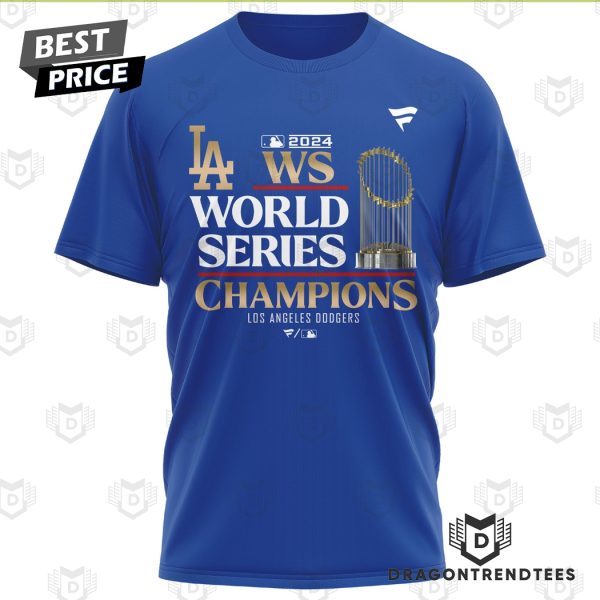 2024 World Series Champions Los Angeles Dodgers Players Signature 3D T-Shirt