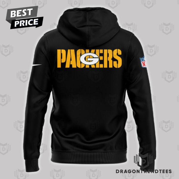 2025 Green Bay Packers Logo Hoodie – Black