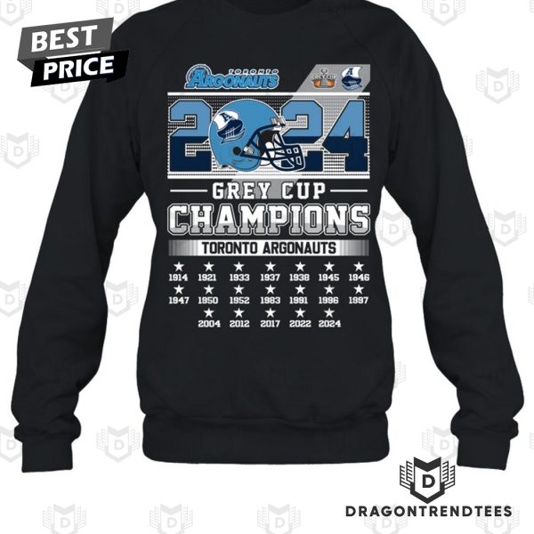 2024 Grey Cup Champions Toronto Argonauts Unisex T-Shirt