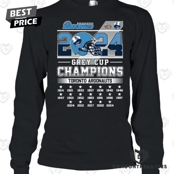 2024 Grey Cup Champions Toronto Argonauts Unisex T-Shirt