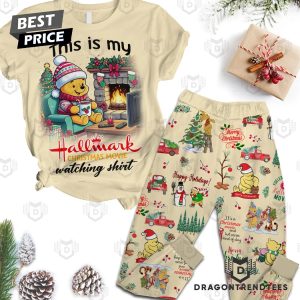 Winnie The Pooh Happy Hollidays Pajamas Set