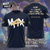 4 Time World Champion M4X Max Verstappen 3D T-Shirt