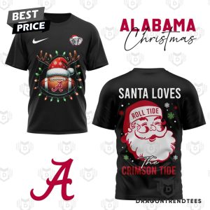 Alabama Crimson Tide – Sata Loves Crimson Tide 3D T-Shirt