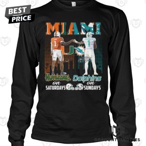 Miami Hurricanes x Miami Dolphins Signature Unisex T-Shirt