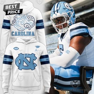 2024-2025 North Carolina Tar Heels Football Design Hoodie – White