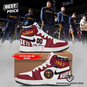 Personalized Denver Nuggets Final Champions Air Jordan 1 High Top