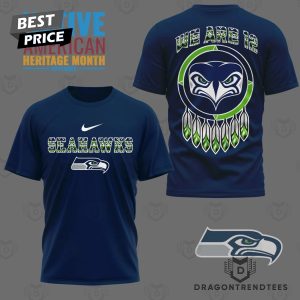 Seattle Seahawks We Are 12 3D T-Shirt – Blue