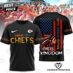 Kansas City Chiefs Native American Heritage – Chiefs KingDom 3D T-Shirt