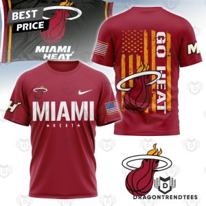 Miami Heat Go Heat 3D T-Shirt