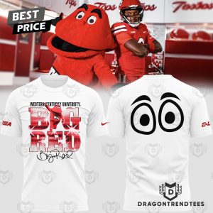 Western Kentucky Hilltoppers Football 2024 Big Red 3D T-Shirt