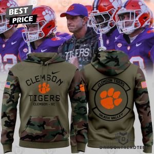 Clemson Tigers Football Death Valley Military Appreciation Hoodie