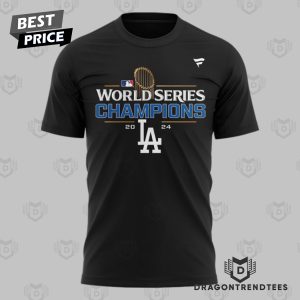 Los Angeles Dodgers 2024 World Series Champions Blue Heaven 3D T-Shirt