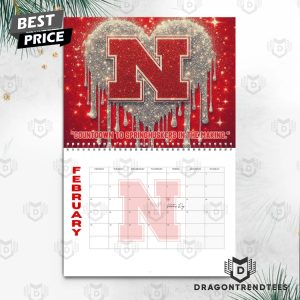 Nebraska Cornhuskers – Countdown To Springhuskers In The Making Calendar