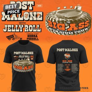 Post Malone With Jelly Roll The Fools For You 3D T-Shirt – Blue