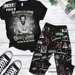 Quincy Jones 1933-2024 Forever In Our Hearts Pajamas Set