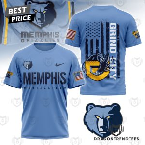 Memphis Grizzlies – Grind City 3D T-Shirt