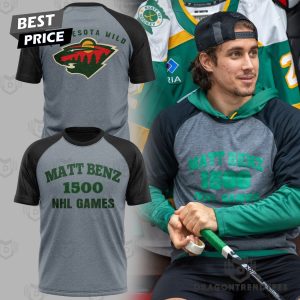 Minnesota Wild 1500 Games 3D T-Shirt