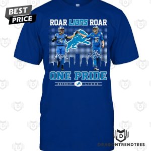 Roar Detroit Lions Roar One Pride Signature Unisex T-Shirt