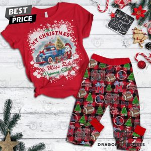 Ole Miss Rebels It The Most Wonderful Time Of The Year Pajamas Set