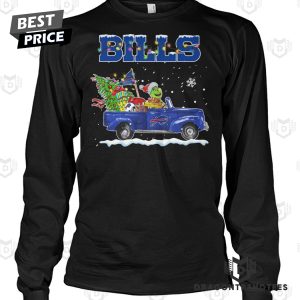 Buffalo Bills x The Grinch Merry Christmas Unisex T-Shirt