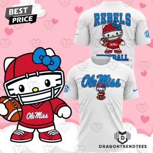 Ole Miss Rebels Football x Hello Kitty 3D T-Shirt