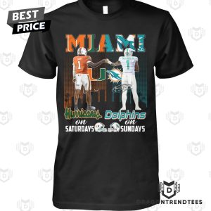 Miami Hurricanes x Miami Dolphins Signature Unisex T-Shirt