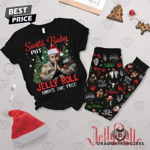 Santa Baby Put Jelly Roll Under The Tree Pajamas Set